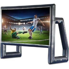SAYOK Outdoor Movie Screen 14FT-Airtight Inflatable Movie Projector Screen for Outdoor/Indoor Use-Inflatable Projection Screen for Pool Parties-No Need to Keep Inflating
