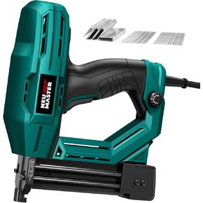 NEU MASTER Electric Nail Gun, 2 in 1 Staple Gun for DIY, Woodworking with 800pcs 18 Gauge Nails &1/4'' Narrow Crown Staples 200pcs