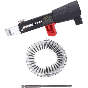 Electric Drill Woodworking Tool, Complete Continuous High Efficiency Fast Automatic Chain Nail Adapter for Board