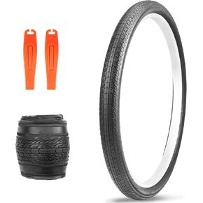 ZUKKA 20/24/26×1.75 Bike Tire Bike Tire MTB Mountain Foldable Replacement for Mountain Bike Kids Bike, Crusier Bike, Commuter Bike in Kuwait