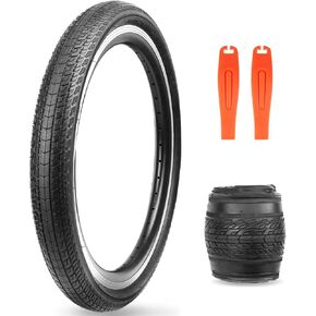 ZUKKA 20/24/26×1.75 Bike Tire Bike Tire MTB Mountain Foldable Replacement for Mountain Bike Kids Bike, Crusier Bike, Commuter Bike