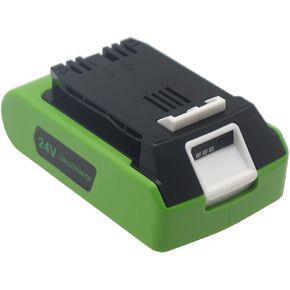 Replacement 2.0Ah 24V Lithium Battery for Greenwks 29842 29852 29322 BAG708 BAG711 Battery, Compatible with 20352 22232 2508302 G24B3 G24B6 24V Cordless Tools