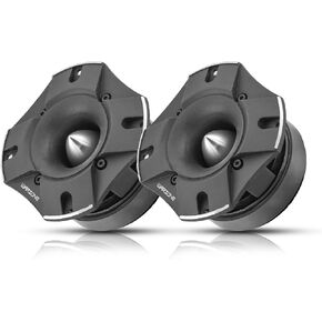 Warzone 2X WZ80TW 4.81-Inch Super Tweeter Speaker, 4 Ohm, 3600W Total Max Power, 103dB Sensitivity, Titanium Diaphragm, CCAW Voice Coil for Pro Car Audio (Pair)