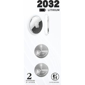 2 Pack Original OEM Battery Replacement for AirTag, CR2032 Battery Fits AirTag Cover Shell