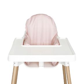 Highchair Cushion Cover, Compatible with IKEA Antilop Highchair, Stain-Proof, and Wipeable (Cushion NOT Included) (Dusty Pink)