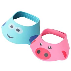 ibasenice Shampoo Buddy 2pcs Children's Shampoo Cap Baby Shower Hat for Washing Kids Shampoo Infant for Kids Washing Baby Bath Visor Baby Bathing Hat Baby Things Plastic Tab Hair
