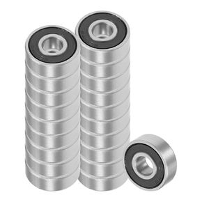 2pcs 625-2RS Ball Bearing - [5x16x5mm] Chrome Steel Double Sealed Deep Groove Ball Bearings for Machinery Applications Industrial Equipment