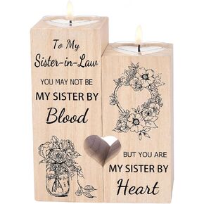 Daughter in Law Gifts, Daughter in Law Birthday Gifts, Candlestick - Gifts for Daughter in Law, You're More Than just a Daughter-in-Law, You’re Also My Daughter-in-Heart