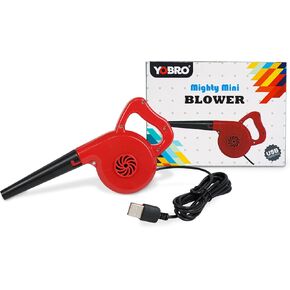 YOBRO Mighty Mini Blower,Fluid Art Tiny Simulated Blower,Real Working Blower,USB Powered,Wonderfully for Acrylic Paint Blowing & Alcohol Ink Art
