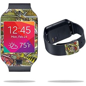 MightySkins Skin Compatible with Samsung Galaxy Gear 2 Neo Watch – Fish Puzzle | Protective, Durable, and Unique Vinyl Decal wrap Cover | Easy to Apply, Remove, and Change Styles | Made in The USA