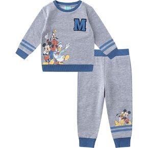 Disney Mickey Mouse 2 Piece Baby Boys Sweatshirt and Pants Set for Infant