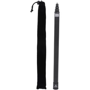 Action Camera Selfie Stick, 9.8ft Extendable Selfie Stick, 9 Sections Aluminum Alloy Camera Selfie Stick for Insta360 X3 for ONE RS for GO 2 for ONE X2 ONE R ONE X (Orange)