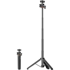 LICHIFIT Extendable Tripod Selfie Stick for DJI Osmo Pocket 3 Pocket Camera Length Adjustable Extension Rod with Rotatable Gimbal for Insta360 ONE X3 /X2 Action Camera Bracket Mount Holder