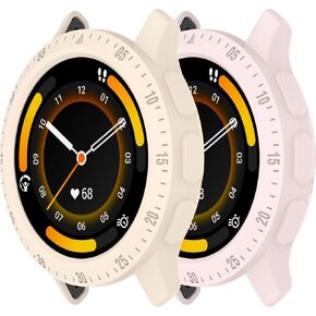 Chofit Intended for Garmin Venu 3 Case Flexible TPU Rugged Shock Proof Bumper Frame Protective Shell for Garmin Venu 3 Cover Smartwatch Accessories (Black&Black)