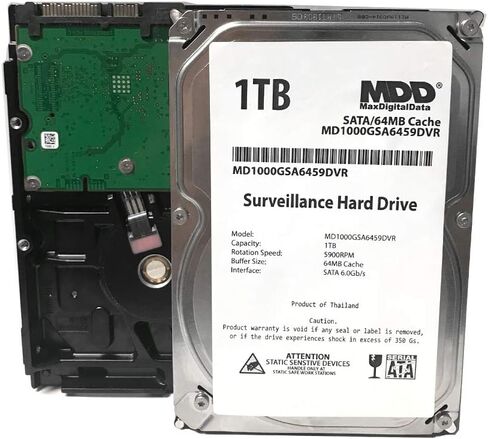 1TB 64MB Cache 5900PM SATA 6.0Gb/s 3.5" Internal Surveillance CCTV DVR Hard Drive (MD1000GSA6459DVR) - w/ 2 Year Warranty in Saudi Arabia
