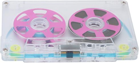 Blank Audio Recording Cassette Tape,45 min Blank Reel to Reel Audio Cassette Tape,Low Noise Audio Cassette Tapes with Plastic Case for Recording (Red) in Kuwait