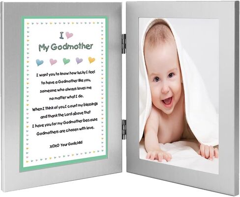 هدايا شعرية للمعمودية، أو عيد الميلاد أو عيد الميلاد للعرابة، أضف صورة Godchild مقاس 4x6 بوصة in Kuwait