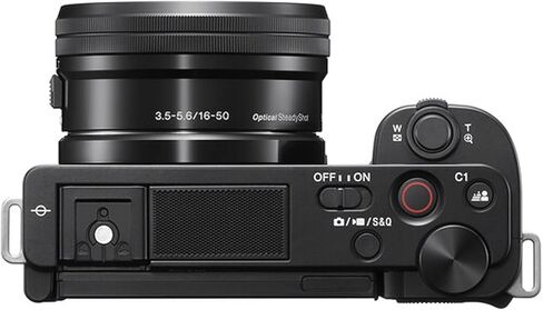 Sony ZV-E10 + 16-50mm Lens, LED Light, Microphone, 128GB Extrem Speed, U-Grip, Filters, Tripod, Case, Software, & More – Pro Video Bundle (38pc) in Saudi Arabia