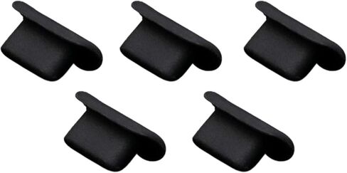 10 قطع من سدادات الغبار المصنوعة من السيليكون الأسود لهاتف iPhone 13 12 Mini Pro Max 11 iPad AirPod، غطاء منفذ الشحن، متوافق مع iPhone X، XS، XR، 8، 7,6 Plus، مقابس مضادة للغبار in Kuwait