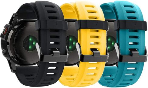 Band for Garmin Fenix 3, Soft Silicone Replacement Watch Band Strap for Garmin Fenix 3 / Fenix 3 HR Smart Watch (No Tracker) in Kuwait