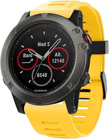 Band for Garmin Fenix 3, Soft Silicone Replacement Watch Band Strap for Garmin Fenix 3 / Fenix 3 HR Smart Watch (No Tracker) in Kuwait