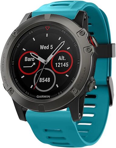Band for Garmin Fenix 3, Soft Silicone Replacement Watch Band Strap for Garmin Fenix 3 / Fenix 3 HR Smart Watch (No Tracker) in Kuwait