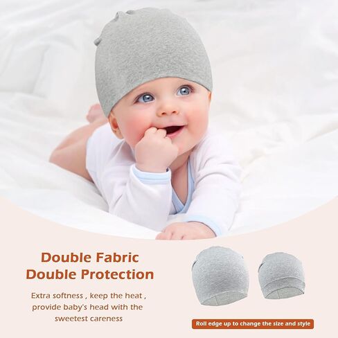 Zando Baby Beanie Hat Soft Knit Toddler Beanies for Girls Boys Newborn Baby Hats Infant Beanies Caps for Halloween 0-4T in Saudi Arabia