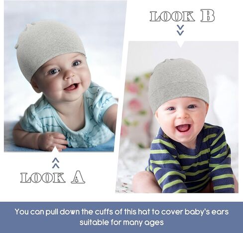 Zando Baby Beanie Hat Soft Knit Toddler Beanies for Girls Boys Newborn Baby Hats Infant Beanies Caps for Halloween 0-4T in Saudi Arabia