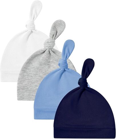 American Trends Newborn Baby Hat Set Toddler Beanie Hats Soft Hospital Caps for Infant Baby Girls Boys in Saudi Arabia