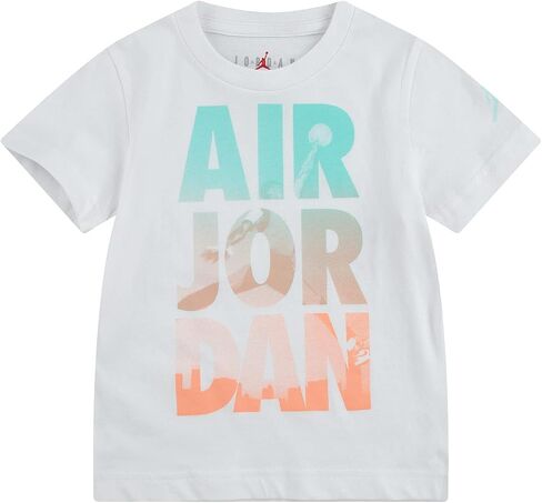 Jordan Baby Boy's Dunk Fade Tee (Toddler) White 3T in Saudi Arabia