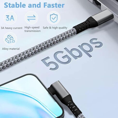 كابل ربط بطول 10 أقدام لـ Meta Oculus Quest 3، وملحقات Quest 2/Pro، شحن 3 في 1 أثناء اللعب طوال اليوم، مع طاقة كافية USB C لسماعات الواقع الافتراضي (شحن 10 أقدام أثناء اللعب) in Kuwait