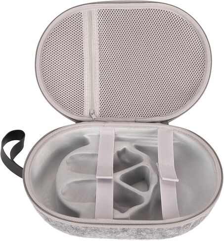 Yunir VR Hard Carrying Case, Premium EVA Multifunctiona Generous Capacity VR Accessories Travel Case, with Cleaning Cloth, for VR Glasses in Saudi Arabia