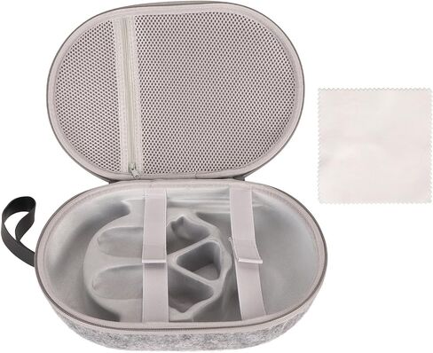 Yunir VR Hard Carrying Case, Premium EVA Multifunctiona Generous Capacity VR Accessories Travel Case, with Cleaning Cloth, for VR Glasses in Saudi Arabia