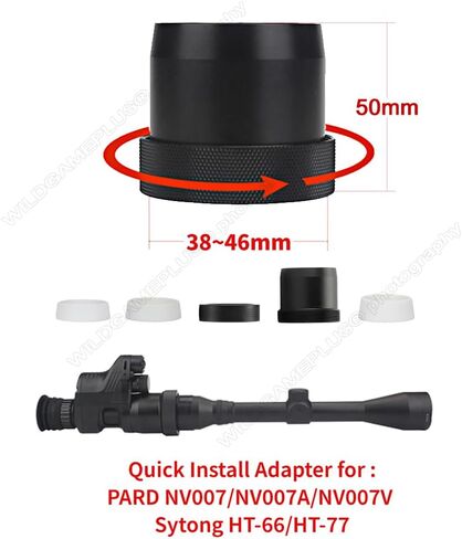 Fast Install Bracket Sleeve Universal Adapter Bayonet Compatible with Pard Sytong Night Vision in Saudi Arabia