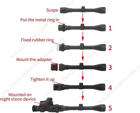 Fast Install Bracket Sleeve Universal Adapter Bayonet Compatible with Pard Sytong Night Vision in Saudi Arabia