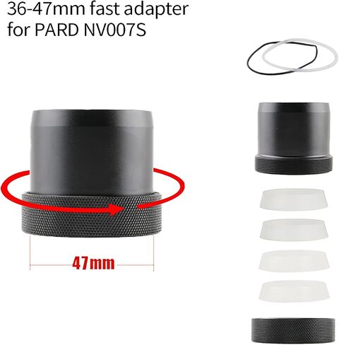 Fast Install Bracket Sleeve Universal Adapter Bayonet Compatible with Pard Sytong Night Vision in Saudi Arabia