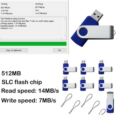 lcwamy USB 512MB Flash Drives 100 Pack 512MB Thumb Drives 100 Pack Flash Driv 512MB Bulk USB Flash Drives 512MB Bulk Flash Drive 512MB CupShadow (Blue, no Logo) in Saudi Arabia