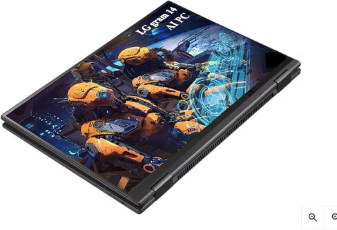 LG gram 14 كمبيوتر محمول 2 في 1 - شاشة WUXGA تعمل باللمس - Intel Core Ultra 7 155H 16 Core - ذاكرة وصول عشوائي 32 جيجابايت - SSD 2 تيرابايت - Intel Evo - لوحة مفاتيح بإضاءة خلفية - رفيع للغاية - جهاز لوحي - Windows 11 Pro in Saudi Arabia