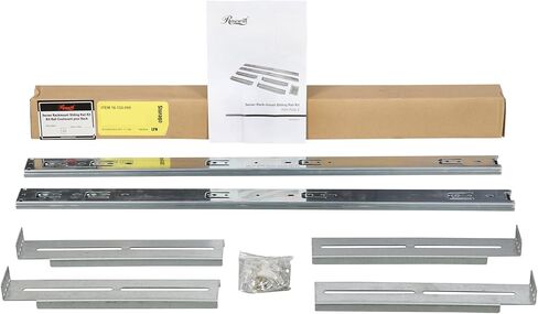 مجموعة قضبان الهيكل المنزلقة Rosewill - 26 بوصة، 3 أقسام لهيكل الخادم/علبة الخادم/حقيبة الرفوف - RSV-R28LX in Kuwait