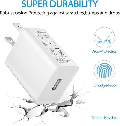 محول الطاقة لكاميرا Wyze Cam الخارجية Nest Cam، شاحن حائط USB لكاميرا Blink Mini Pan، كاميرا Ring Spotlight Stick Cam، Google Nest، Blink Indoor، كاميرا Arlo Pro، قابس شاحن كاميرا الأمان لكاميرا Amazon Cloud in Kuwait