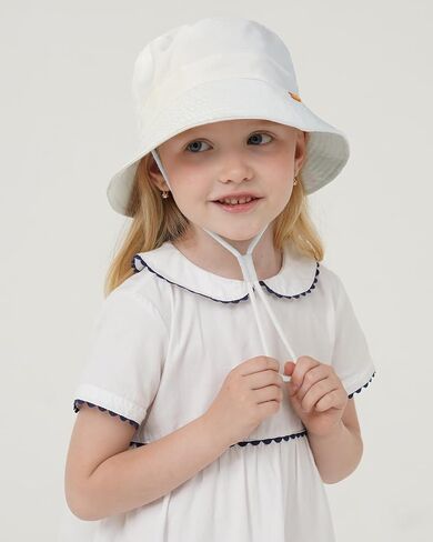 Baby Sun Hat Boy Girl Toddler Bucket Hat for Kids UPF 50+ Sun Protection Child Summer Beach Hats 0-5 Years in Saudi Arabia