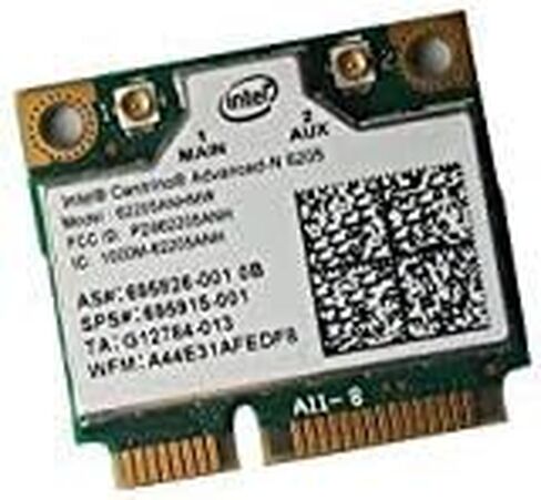 Intel 6205 62205anhmw 802.11a/b/g/n 2.4g/5.0ghz Mini Pci-e Card for Hp Elitebook 8470p 8770w SPS 695915-001 in Saudi Arabia