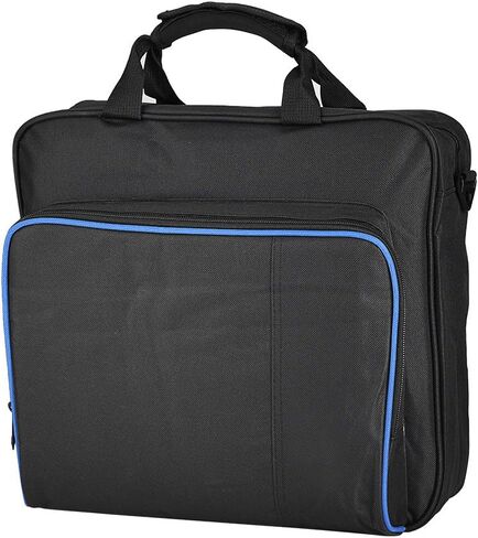 Carrying Case, Black Protective Shoulder Bag Pro Carrying Case Bag Travel Storage Handbag for Slim Game System Console and Accessories in Saudi Arabia