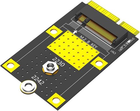Mustpoint MSATA to M.2(NGFF) Key B Adapter for 2230/2242 SSD Card in Saudi Arabia