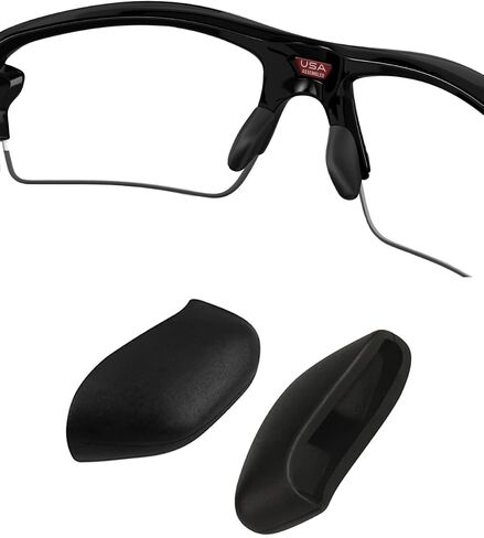 2 Pair Regular Size Nose Pads Replacement for Oakley Flak 2.0/Flak Jacket/Flak XS/Flak XXS/Fast Jacket/Flak Beta/Flak Draft/Half Jacket/Half Jacket 2.0 Sunglass, Silicone Soft Nose Pieces in Saudi Arabia