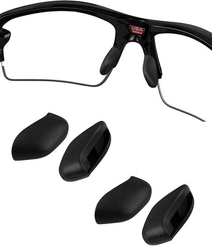 2 Pair Regular Size Nose Pads Replacement for Oakley Flak 2.0/Flak Jacket/Flak XS/Flak XXS/Fast Jacket/Flak Beta/Flak Draft/Half Jacket/Half Jacket 2.0 Sunglass, Silicone Soft Nose Pieces in Saudi Arabia
