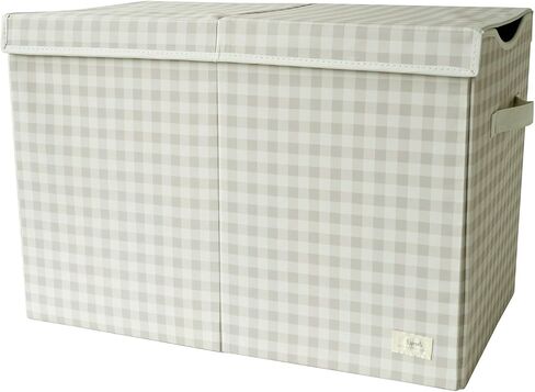 3 Sprouts Large Toy Box - Sturdy Toy Chest for Boys and Girls, Living Room Storage Organizer, Extra Large Toybox for Kids and Toddlers - Baby Toy Chest with Lid - Cream in Saudi Arabia