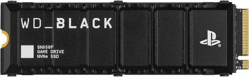 WD_BLACK 1TB SN850P NVMe M.2 SSD Officially Licensed Storage Expansion for PS5 Consoles, up to 7,300MB/s, with heatsink - WDBBYV0010BNC-WRSN in Saudi Arabia