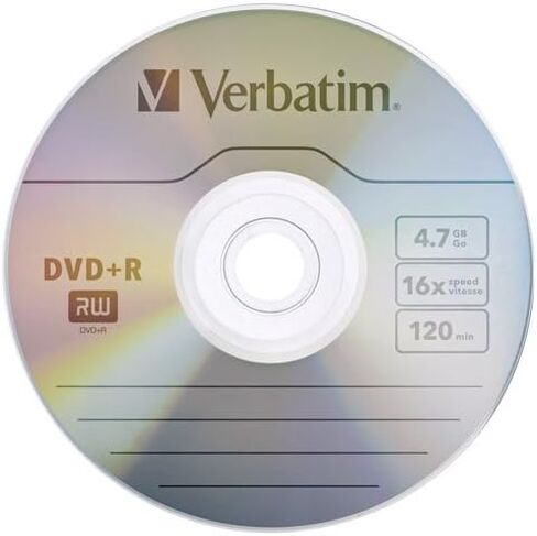 Verbatim 97902 DVD+R 4.7 جيجابايت، 16X، 10 عبوات in Saudi Arabia