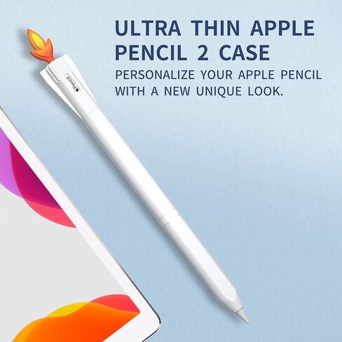 Compatiable with Apple Pencil 2nd Generation Case Cover, Protective Durable Soft Silicone Cover Holder Sleeve Accessories for Apple Pencil 2nd Generation NASA, 2 Pack White… in Saudi Arabia
